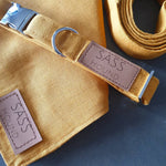 Load image into Gallery viewer, turmeric dog collar luxury dog apparel