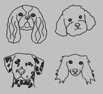 Load image into Gallery viewer, Personalized Breed Christmas Dog Bandana
