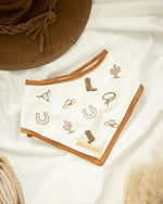 Load image into Gallery viewer, Yee-haw (white) Dog Bandana
