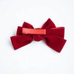 Load image into Gallery viewer, Stella Velvet Hair Dog Bow Clip
