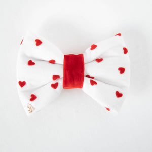 Juliet (Ivory) Dog Bow Tie