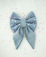 Load image into Gallery viewer, Pink Paw-ty Dog Bow Tie
