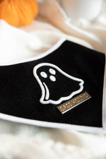 Load image into Gallery viewer, Glow in the dark 'Casper' Dog Bandana
