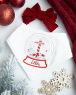 Load image into Gallery viewer, North Pole Snowglobe Dog Bandana
