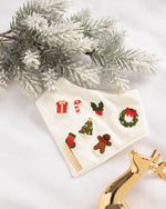 Load image into Gallery viewer, Let It snow Dog Bandana
