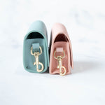 Load image into Gallery viewer, Baby Pink Vegan Leather Waste bag holder
