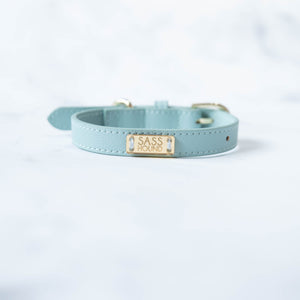 Mint Vegan Leather Collar