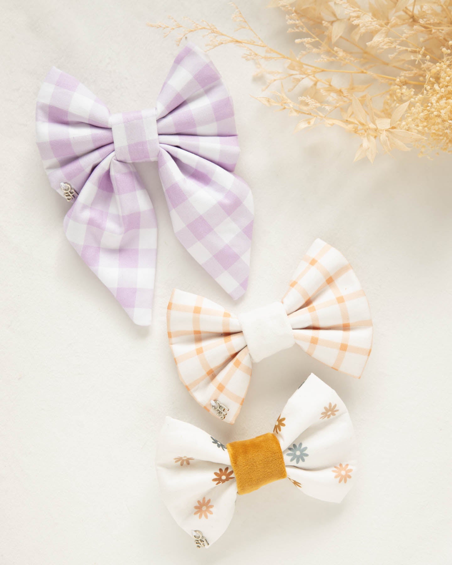 Lavender Dog Bow Tie