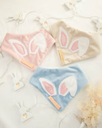 Load image into Gallery viewer, Pink Velvet Bunny Ears Dog Bandana
