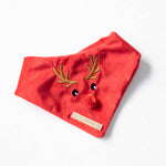 Load image into Gallery viewer, Rudolph Dog Bandana
