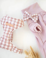 Load image into Gallery viewer, Strawberry Gingham Dog Harness
