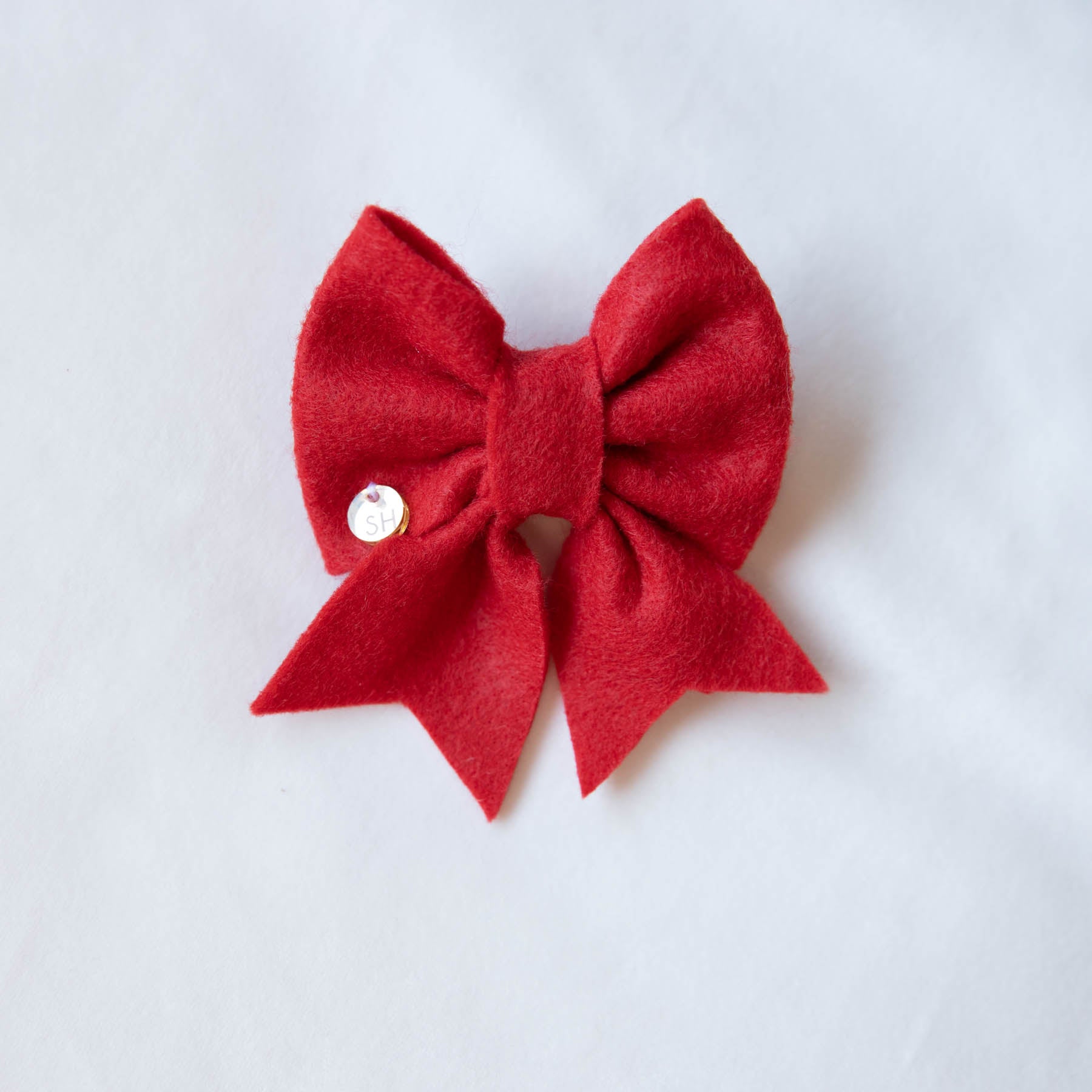 Vixen Felt Dog Bow Tie